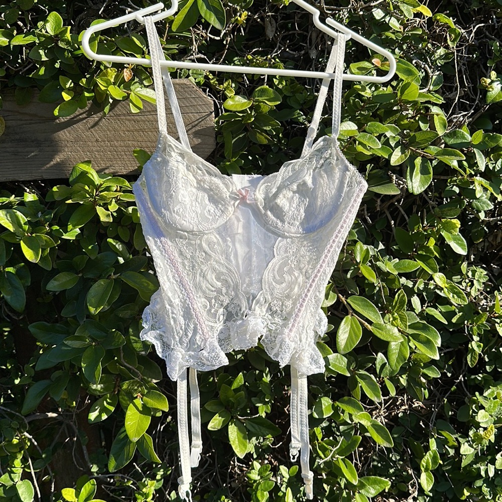 E. BOLE lingerie corset top.